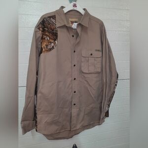 Wrangler Pro gear mens button down